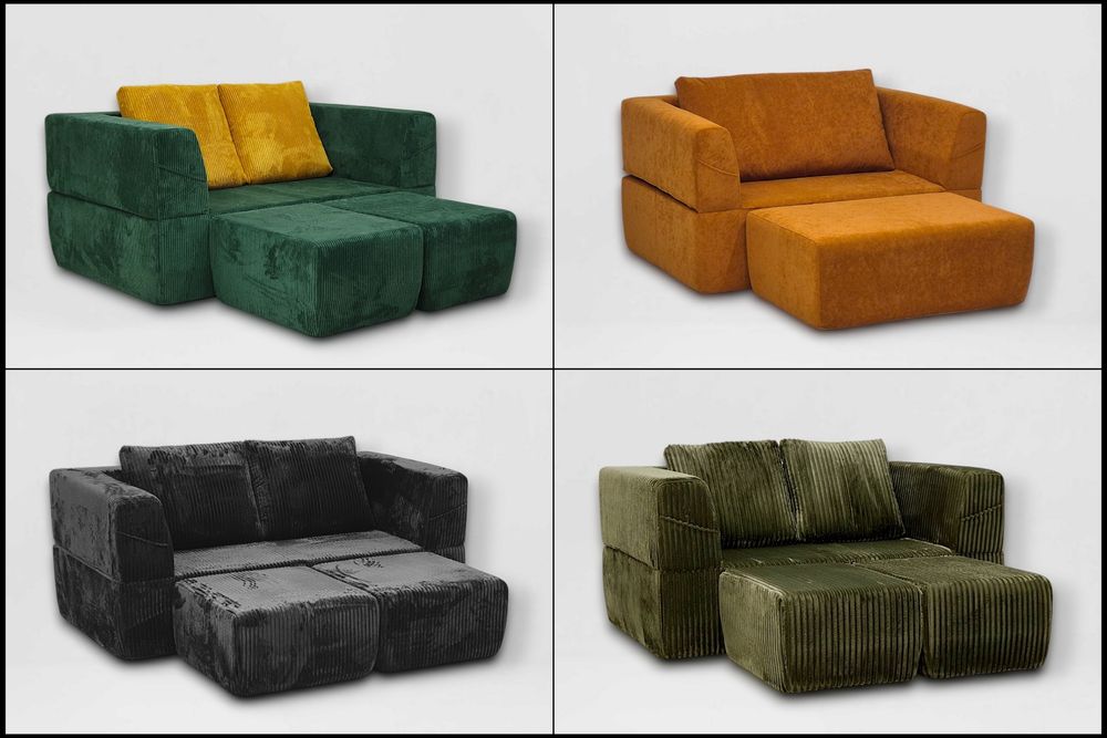 Безкаркасні меблі Lado. Дивани та крісла Експромт