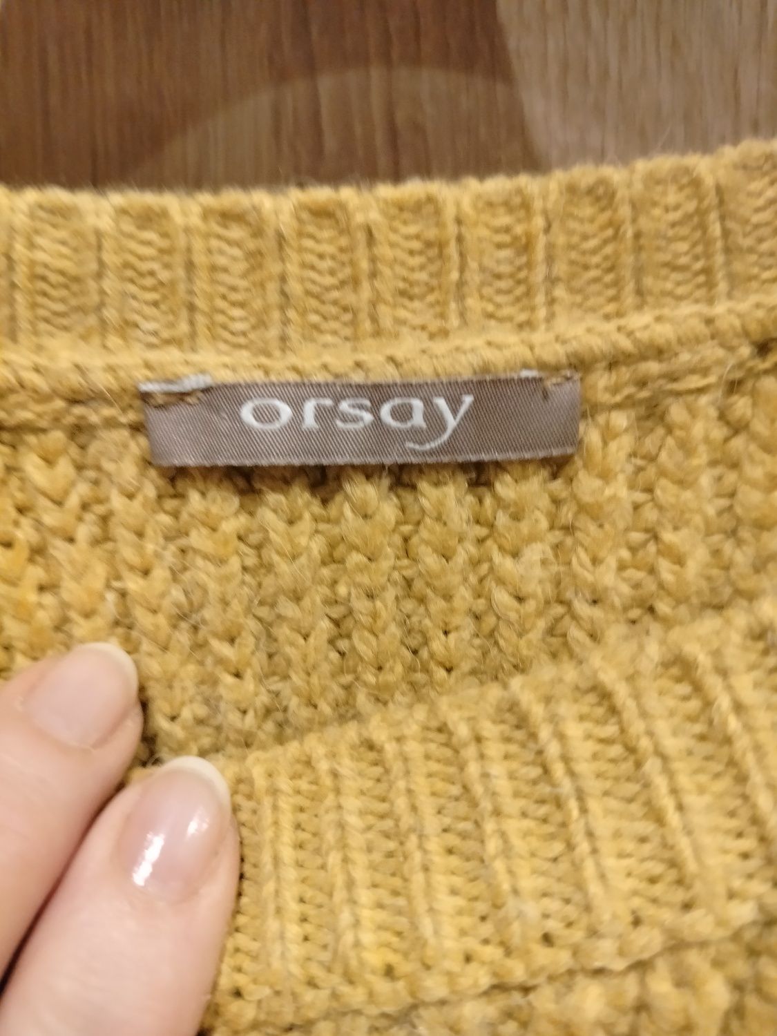 Sweter Orsay L musztardowy