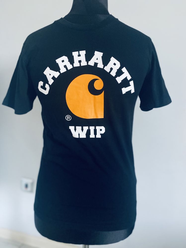 Carhartt koszulka T-Shirt  czarna  r. XS bawełna uniseks jak nowa