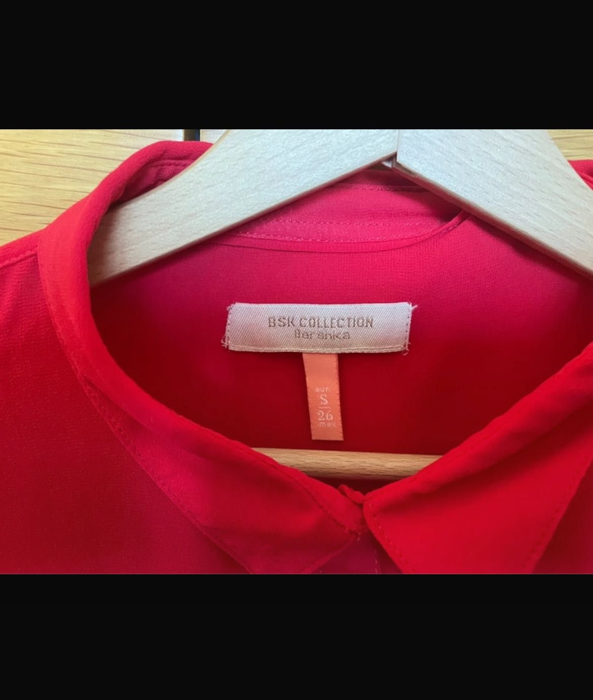 Camisa em cetim marca Berska