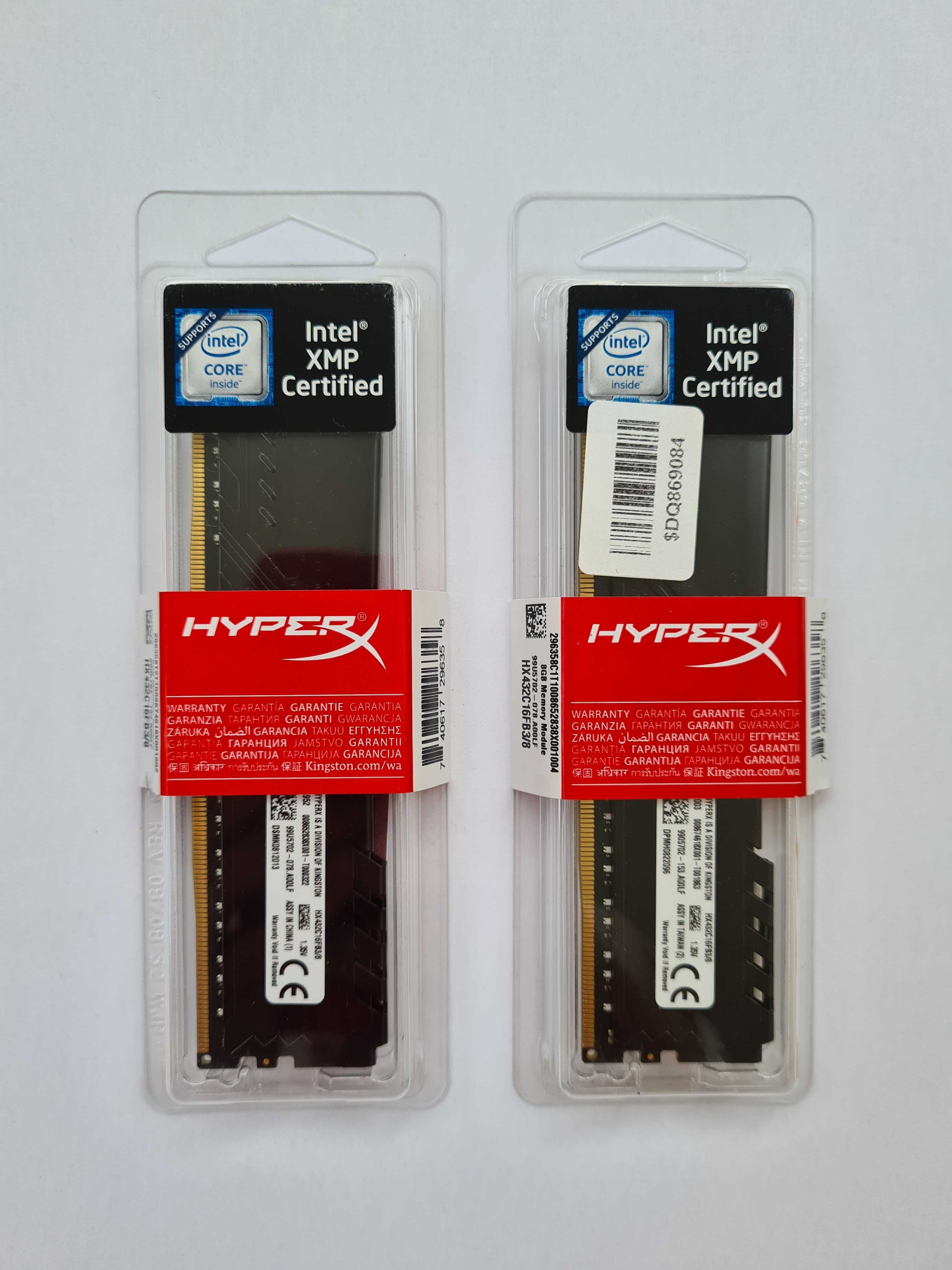 Kingston fury DDR4-3200 16GB (2X8, HX432C16FB3/8)