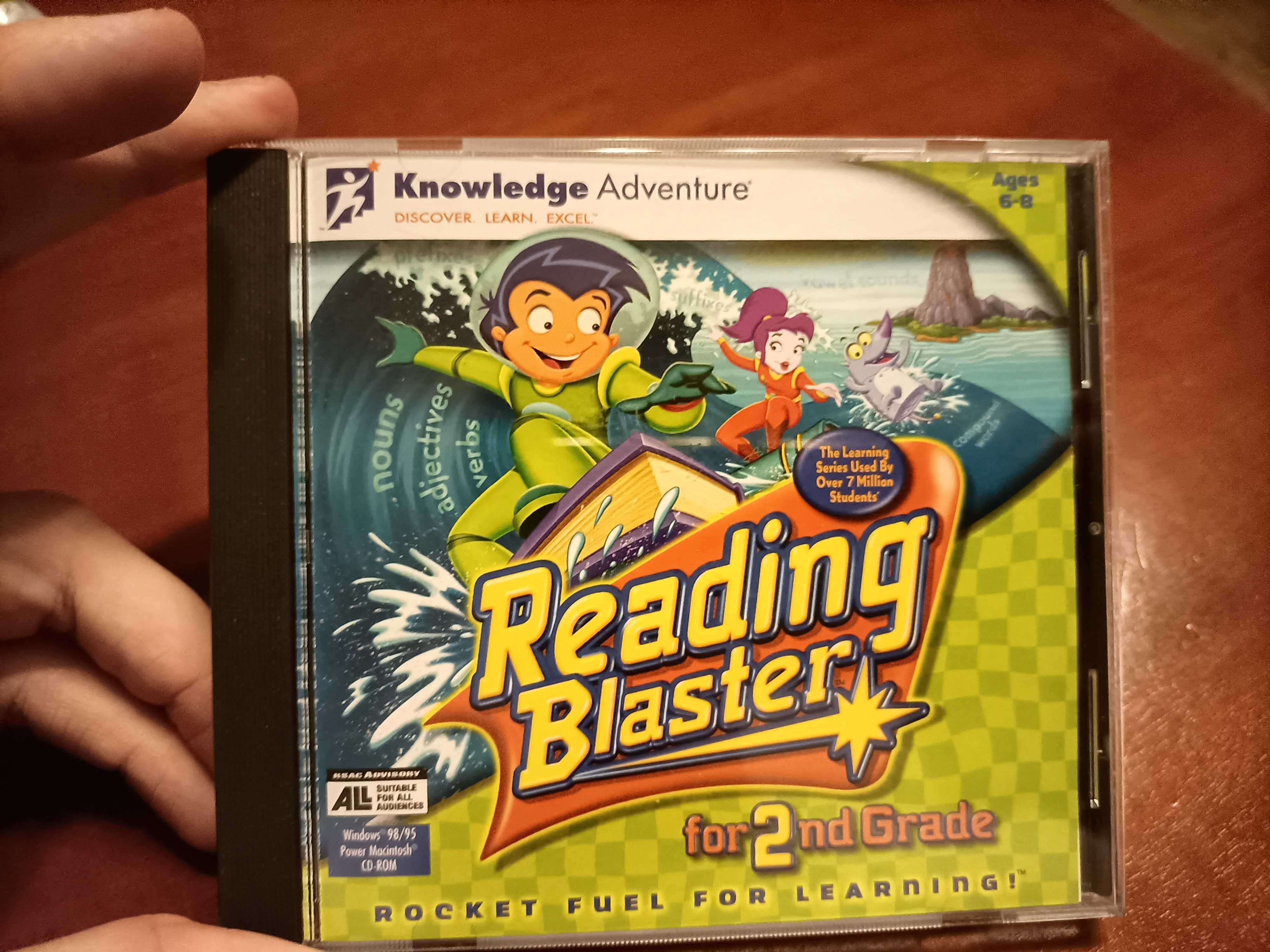 płyta cd knowledge adventure reading blaster