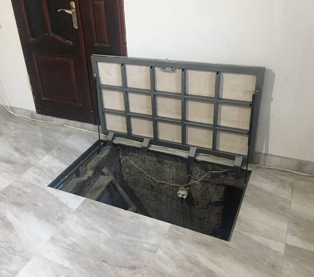 Люк в Подвал. Скрытый Монтаж. Люк на Пол под Плитку. Люк на Підлогу.