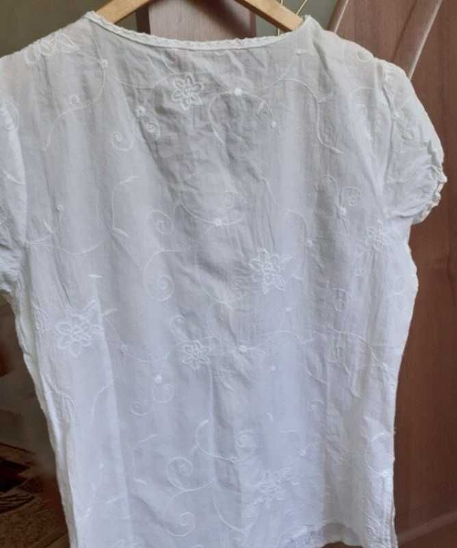 Натуральна блуза кофточка L-M