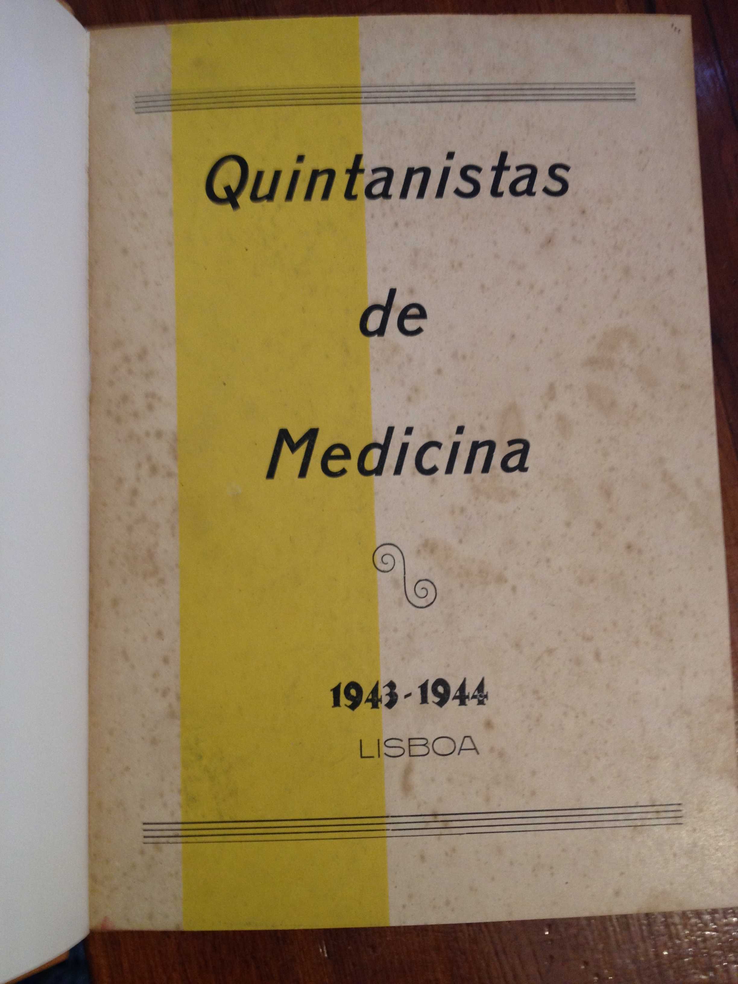 Quintanistas de Medicina 1943.,-1944