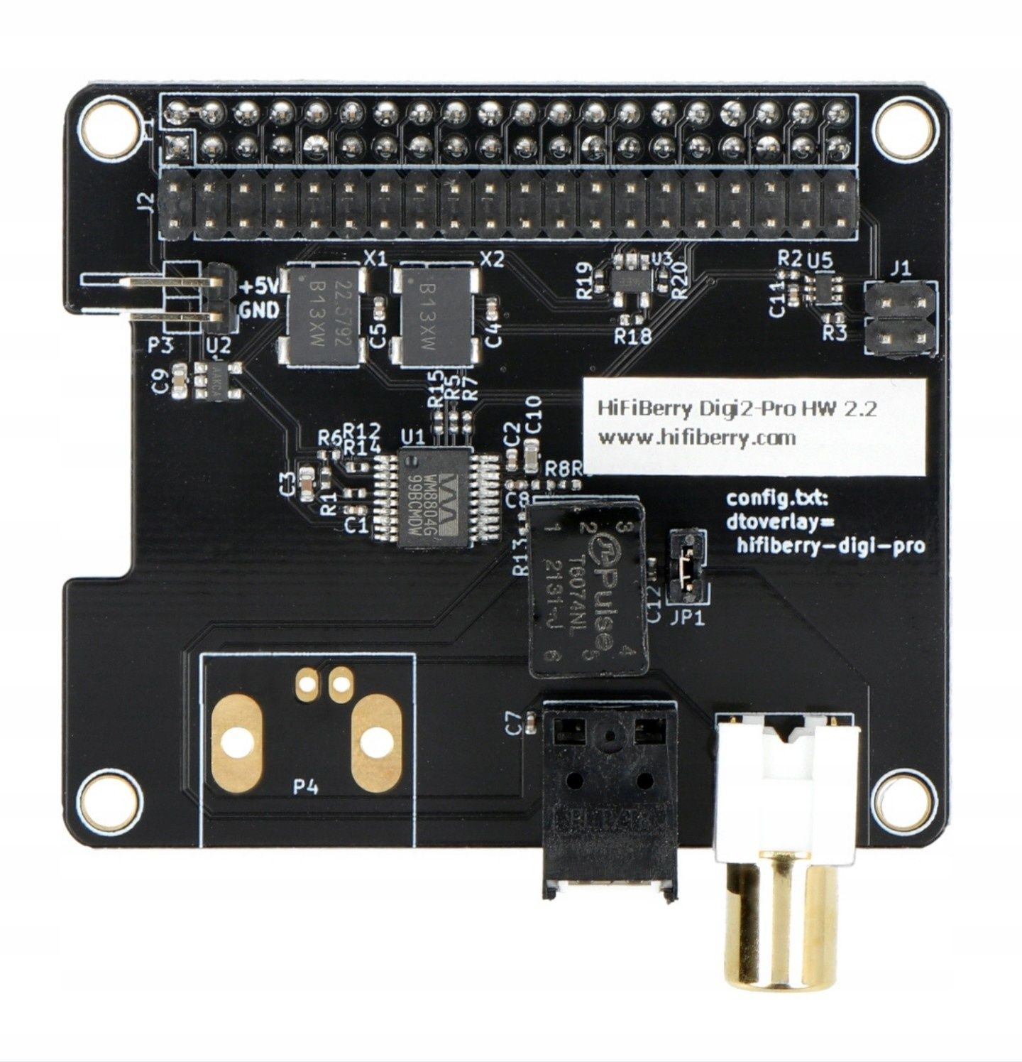 HiFiBerry Digi2 Pro ver. 2.2- karta dźwiękowa do Raspberry Pi