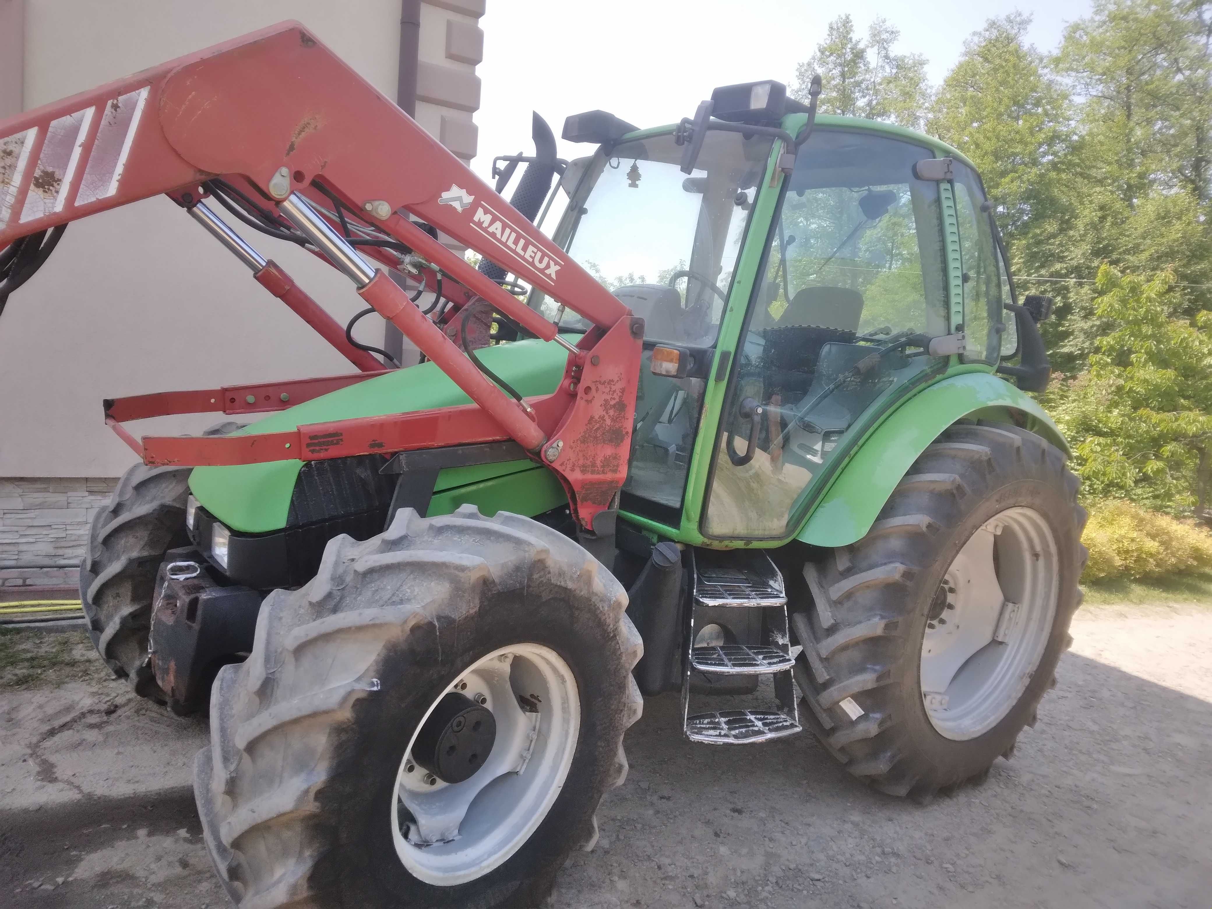 Deutz fahr AgroTron 4.90s zarejstrowany 4x4 z ładowaczem nowe opony