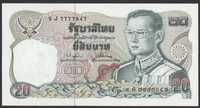 Tajlandia 20 baht 1981 - stan bankowy UNC