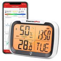 ThermoPro TP393 TP53 Настольные часы с будильником функцией Bluetooth