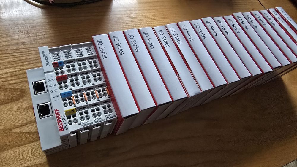 Moduł komunikacyjny Beckhoff EK1100 + 20 modułów EL1008 EL2008 NOWE