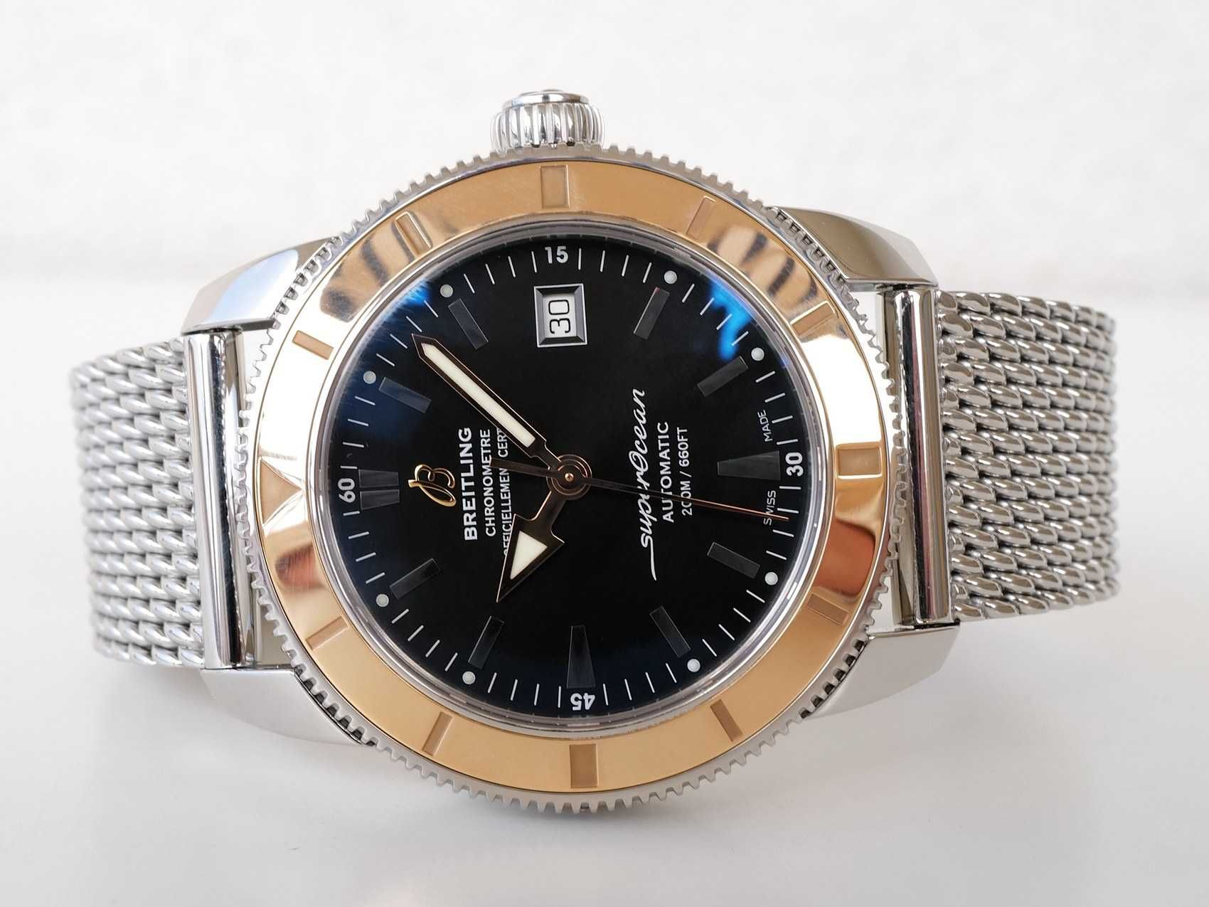 Breitling Superocean Heritage 42 Steel Rose Gold