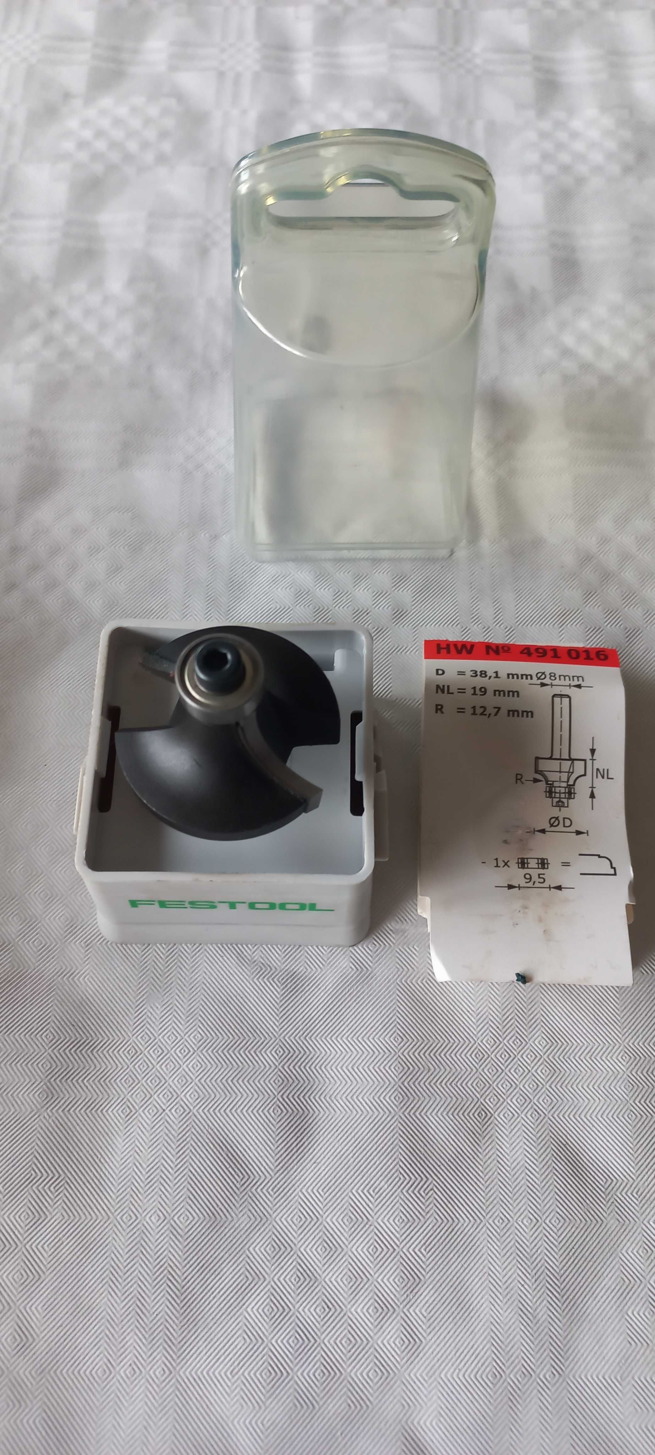 Festool 491016 frez do zaokrągleń HW z trzpieniem 8 mm HW S8 D381/R127