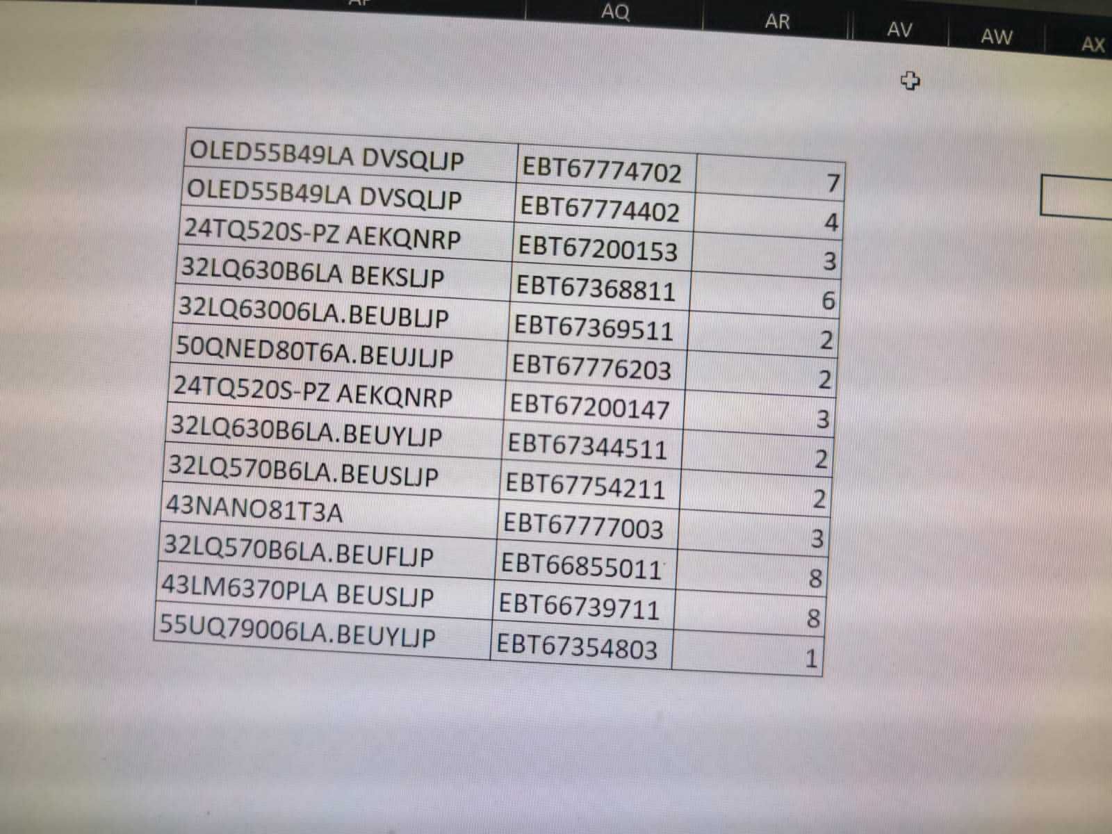 Плата до LG телевізора Oled65b46la