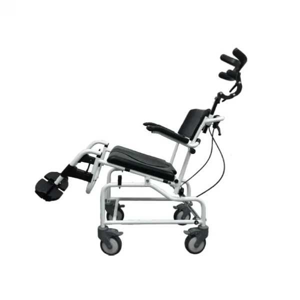 Cadeira de Banho e Sanitária Reclinável c/ Encosto de Cabeça UN4004