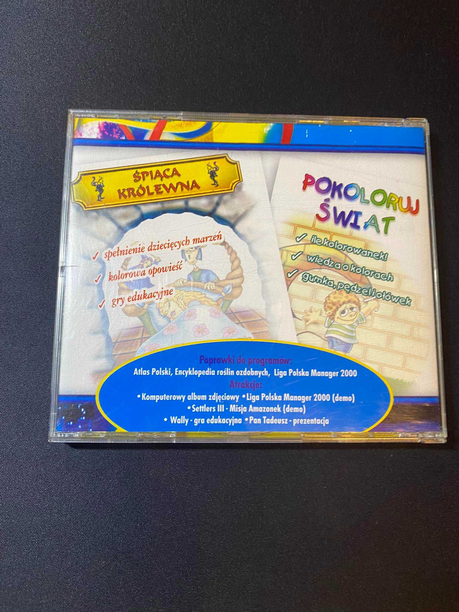 Płyty CD Śpiąca królewna i Pokoloruj świat