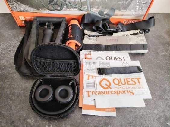 QUEST Q30+ 11"DD + Xpointer Land detektor / wykrywacz metali