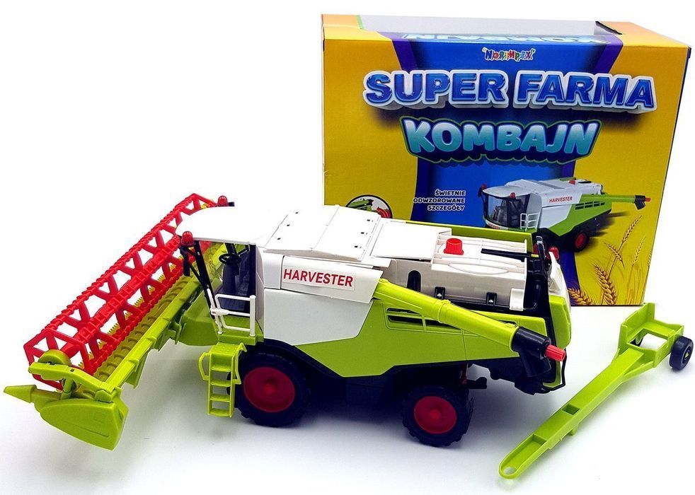 Kombajn Zbożowy Traktor Zabawka Dla Dzieci Bizon