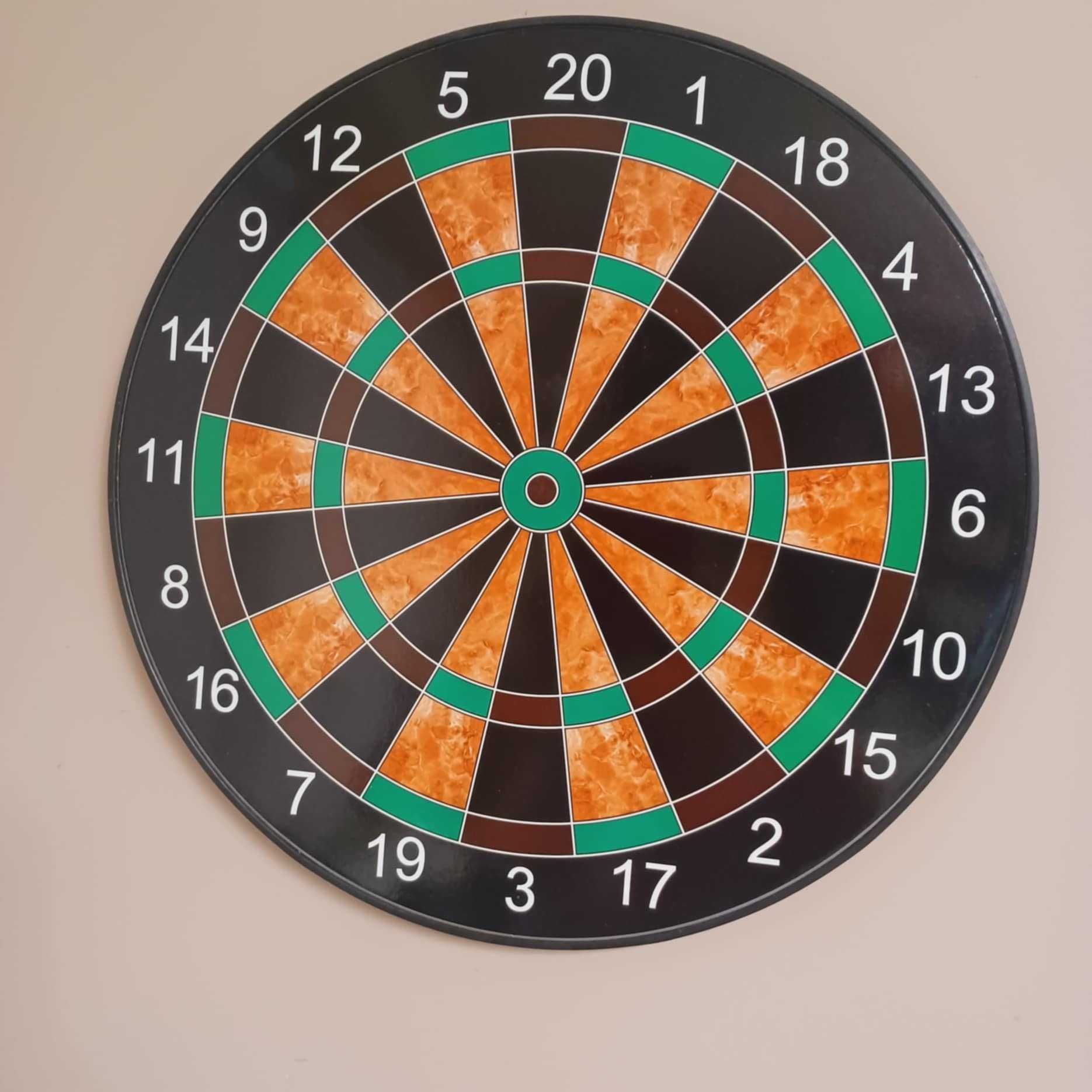 Tarcza do darta na magnes 41 cm z 12 lotkami