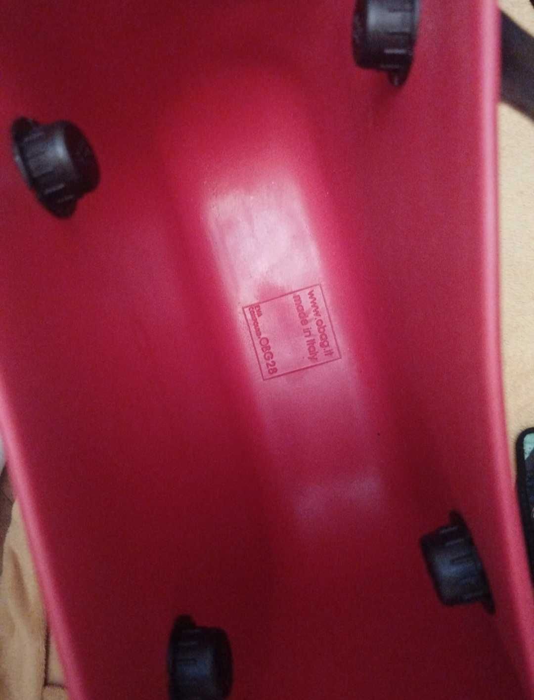 Torebka shopperka O bag czerwona