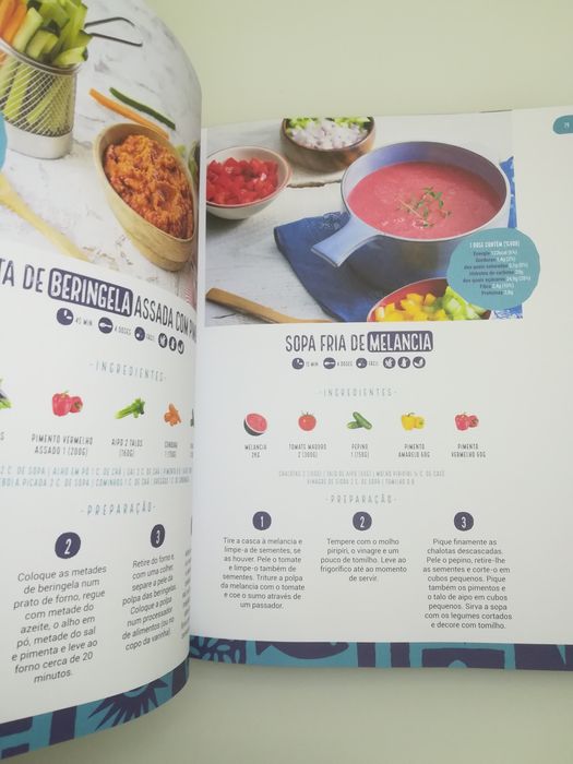 Livro receitas Quatro Estações