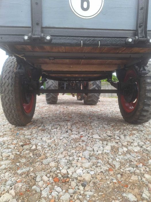 Przyczepa jednoosiowa , bitka , wóz , przyczepka zabytkowa 45 rok