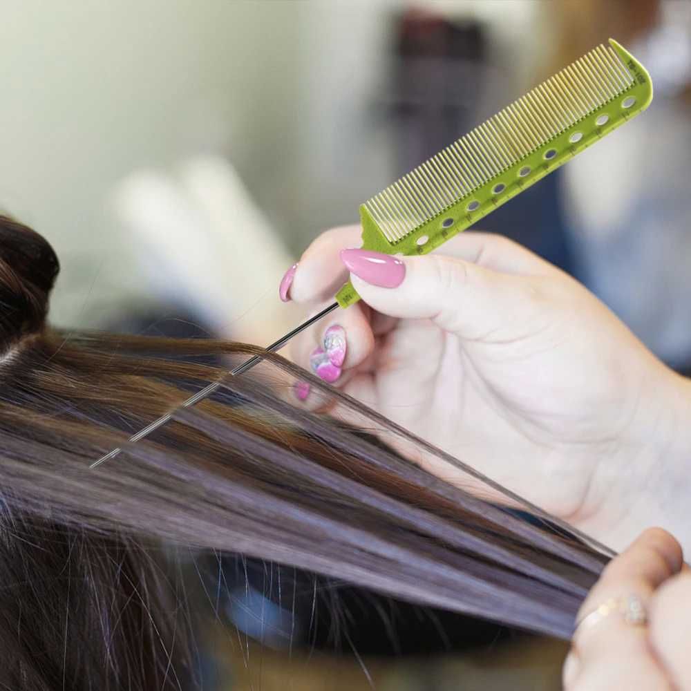 Zestaw 9 profesjonalnych grzebieni fryzjerskich – barber