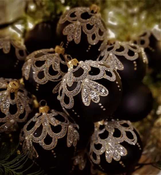 Bombki szklane choinkowe