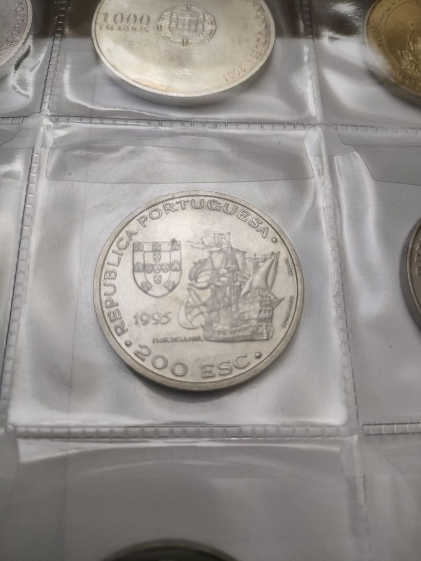 Moedas comemorativas de Escudos de Portugal (várias, veja o anuncio)