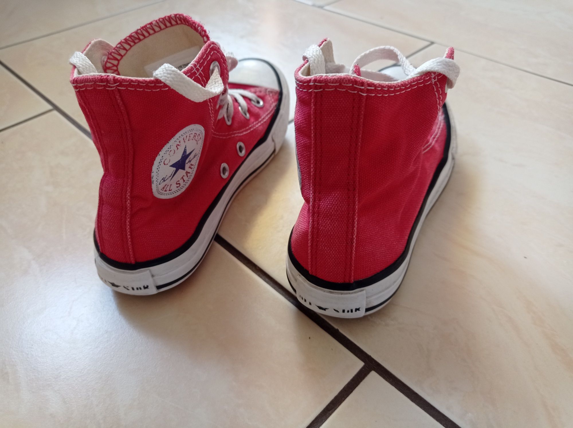 Trampki Converse,rozm.30,all star ,dziecięce,czerwone,wysokie