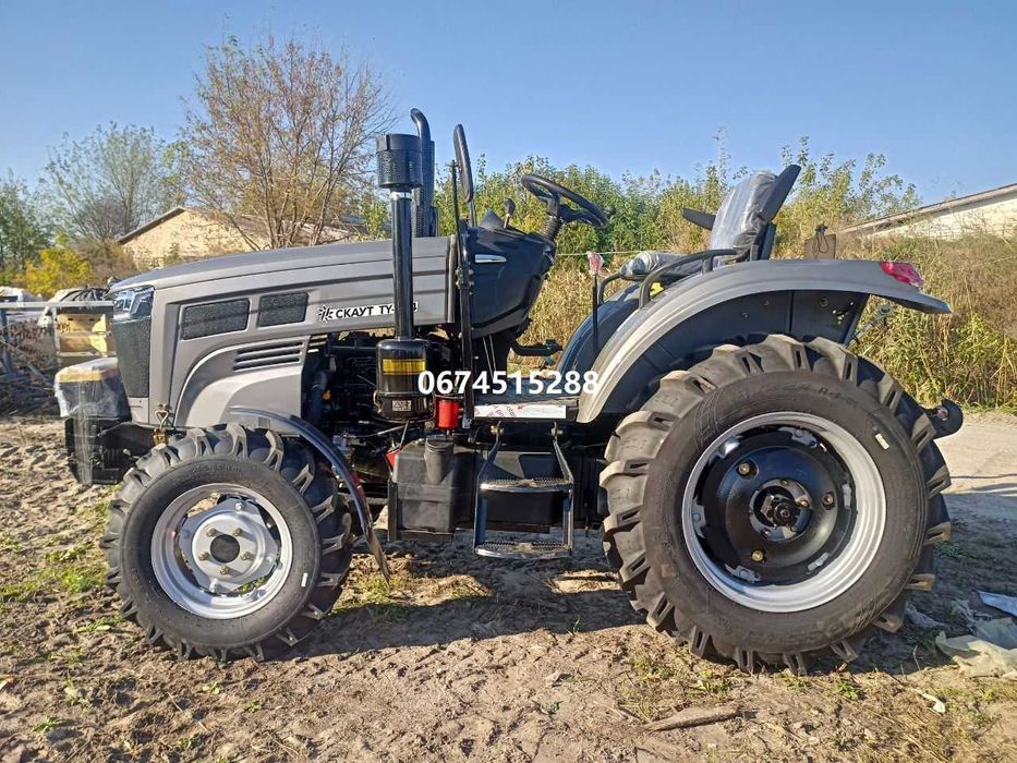 Мінітрактор СКАУТ TY-404 Збільшені колеса Реверс біля керма доставка