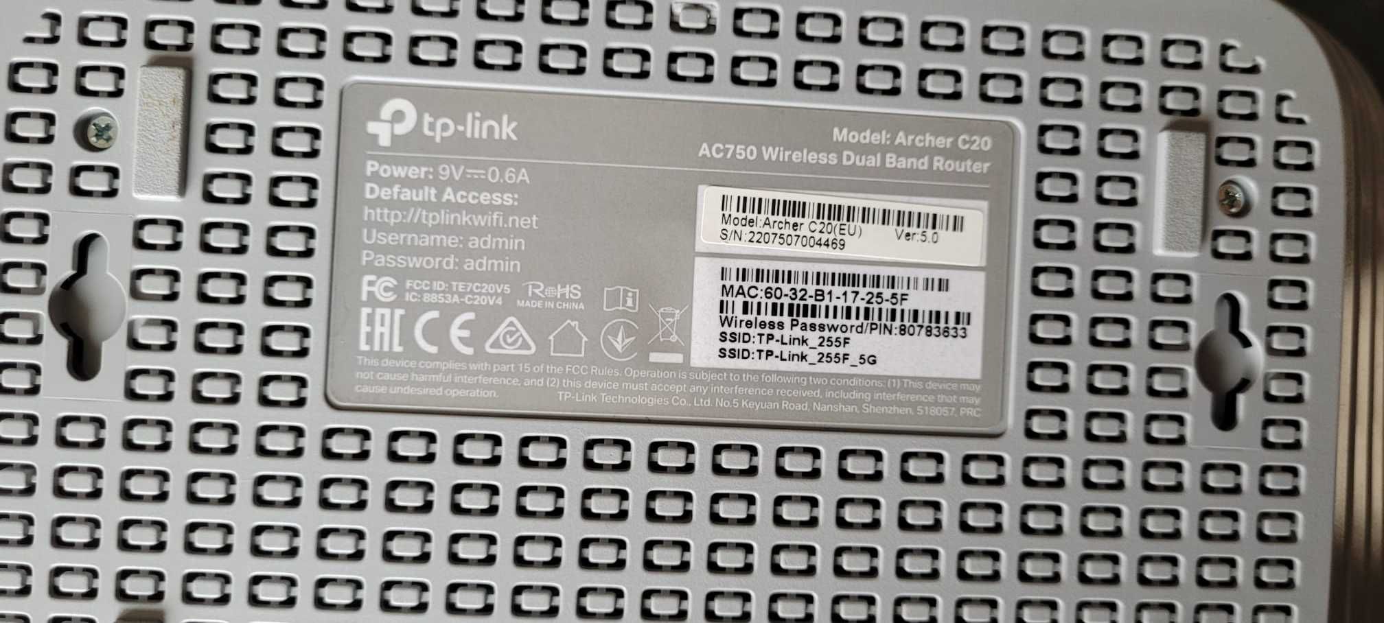 Router TP LINK - AC750 - Extensão de Rede