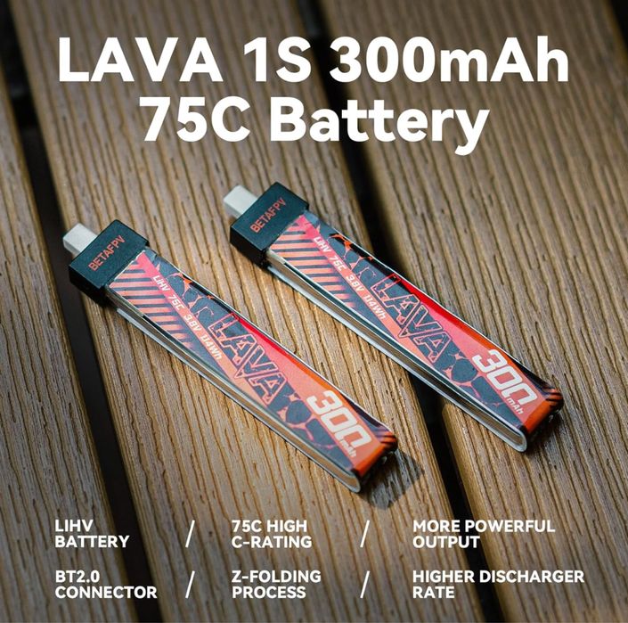 LAVA Battery 1S 300mAh (5 шт) ПОШТУЧНО