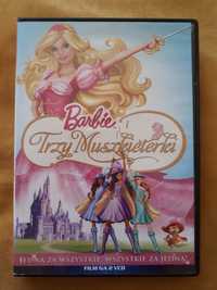 Barbie i trzy muszkieterki film na 2 dvd