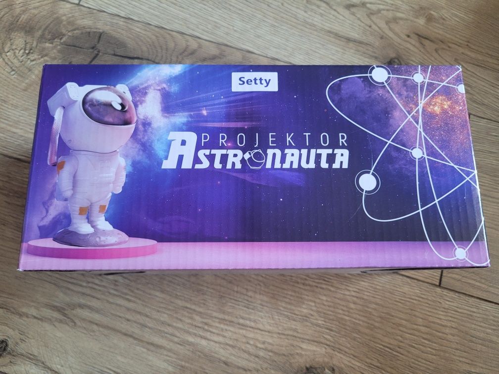 Projektor astronauta Setty różne tryby świecenia