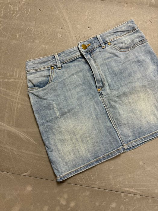 H&M denim jeansowa spódniczka (XS/S) coquette vintage retro 90s 80s