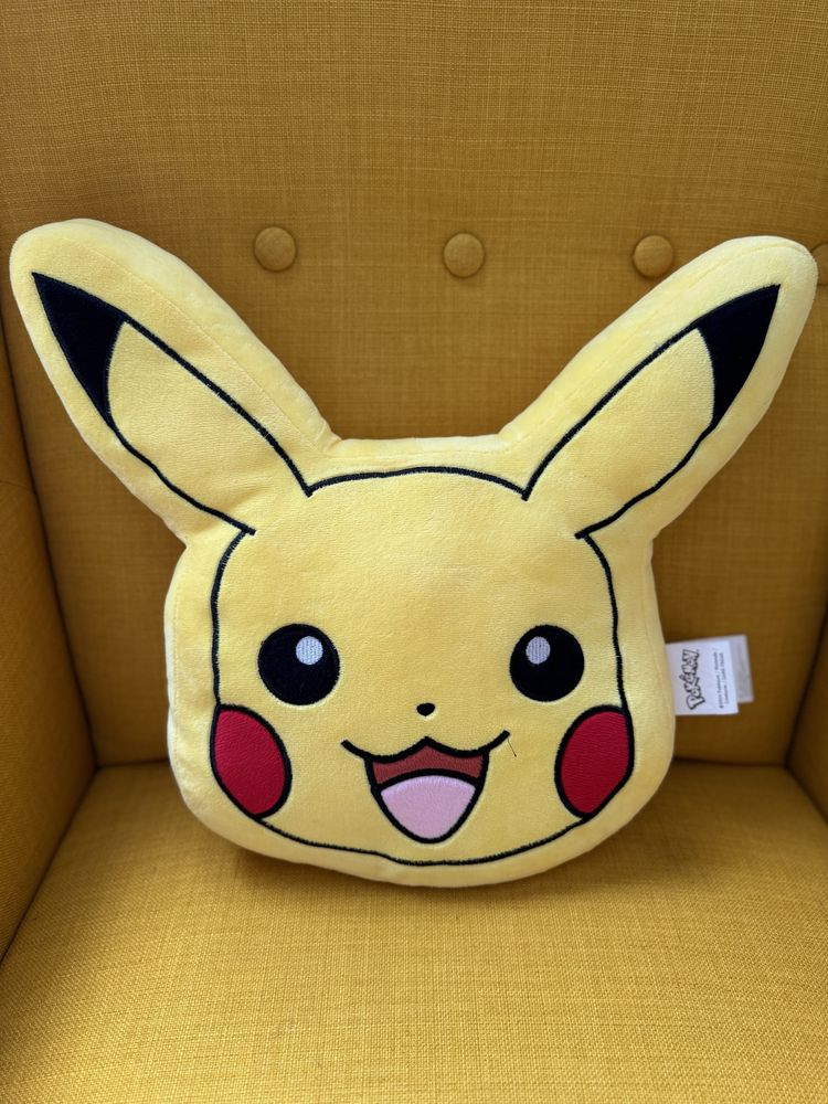 Poduszka dekoracyjna Pokemon Pikachu żółta