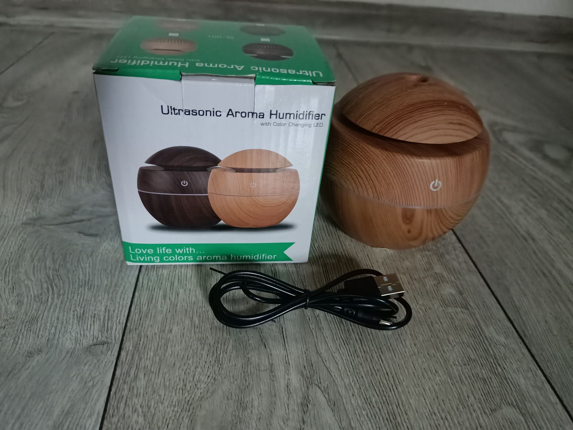 Ultradźwiękowy Mini Nawilżacz Powietrza Dyfuzor Elektryczny
