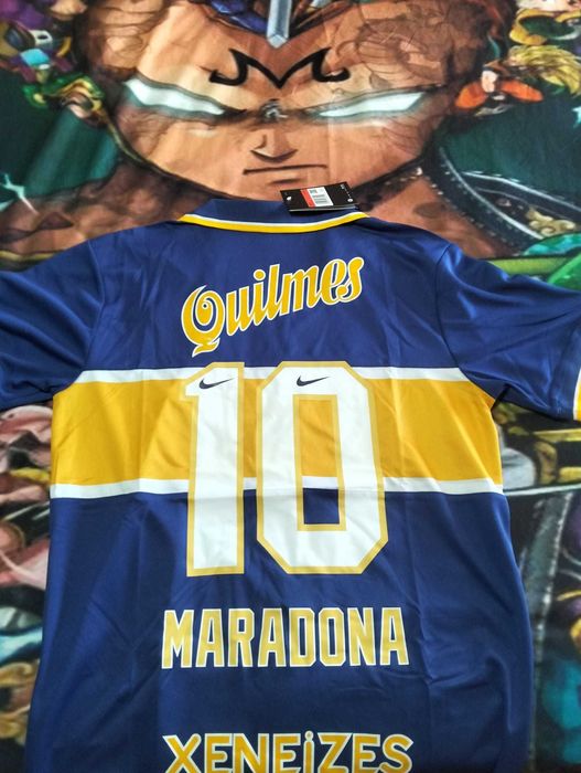camisola nike boca junior maradona 10 tamanho L