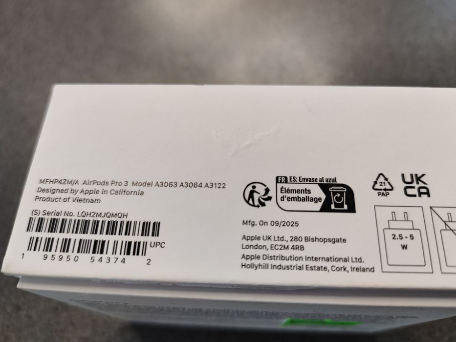 W2//Apple/AirPods Pro 3/ Szczecin