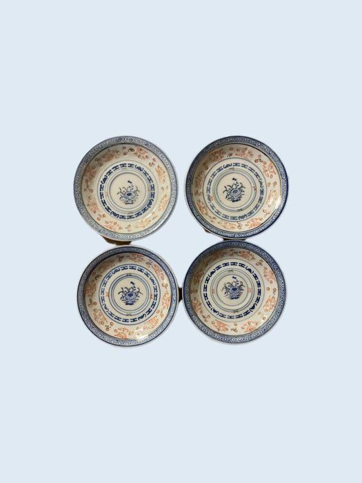 4 Pires Porcelana Chinesa