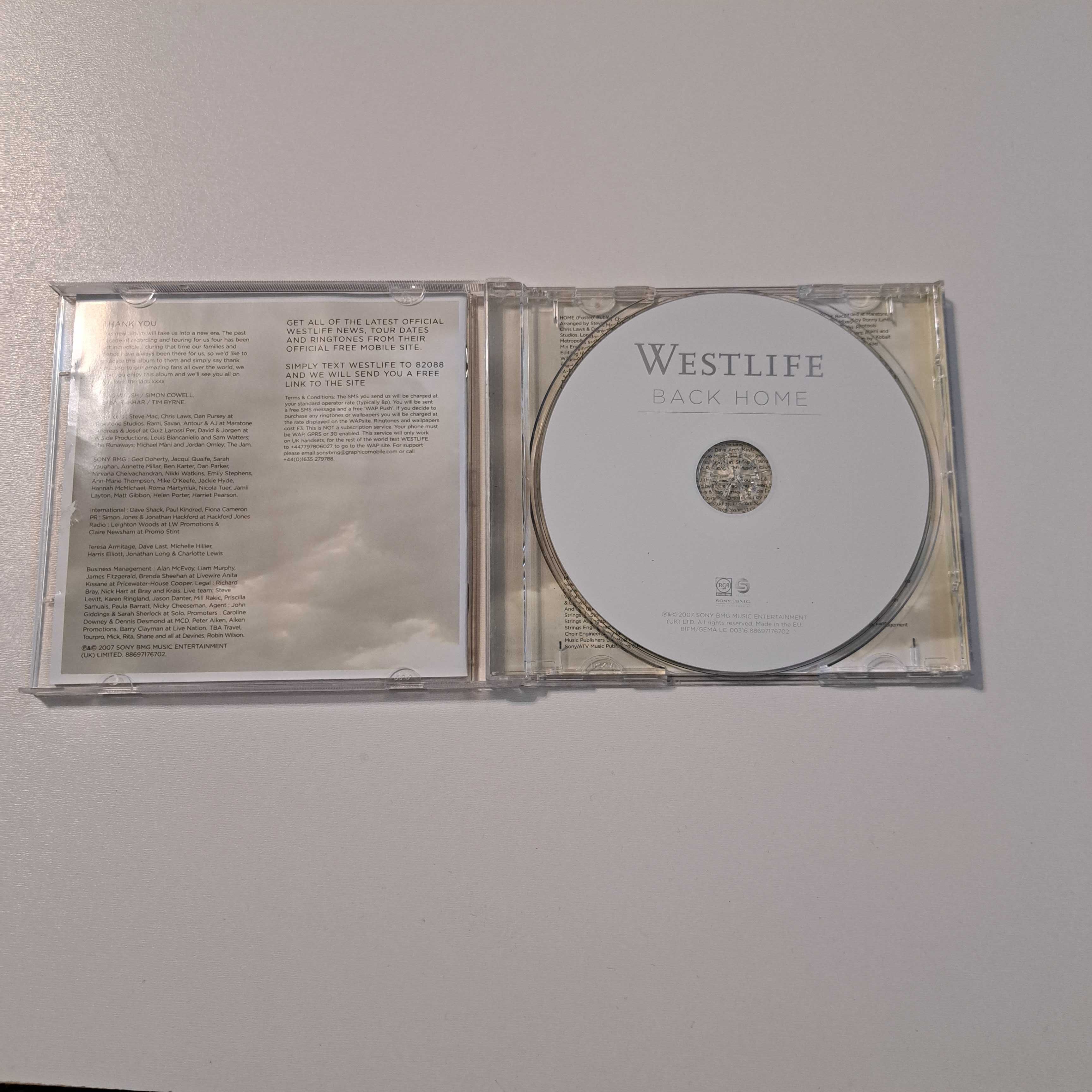 Płyta CD  Westlife - Back Home   nr,455