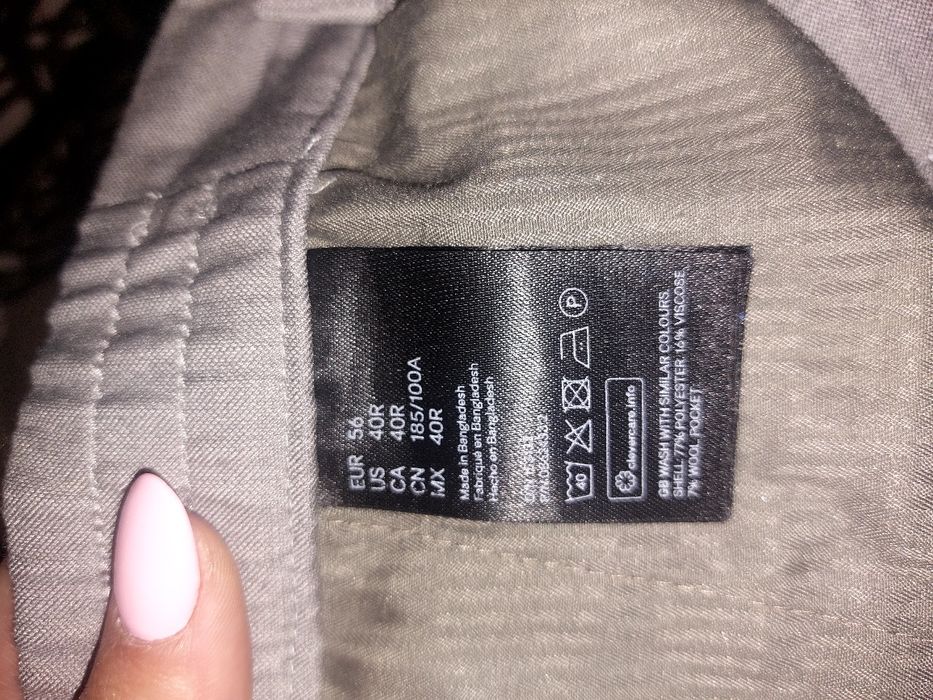 Garnitur męski H&M r.56