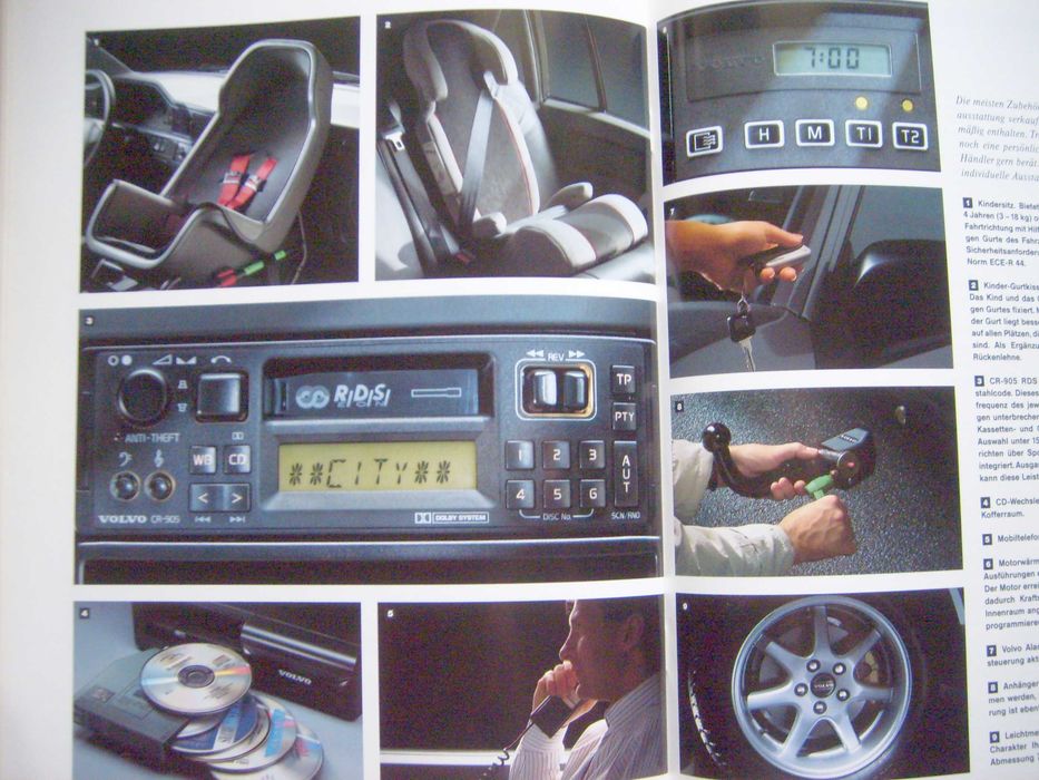 VOLVO 960 Limousine + Executive & Kombi 1994 - prospekt 42 str., BDB-
