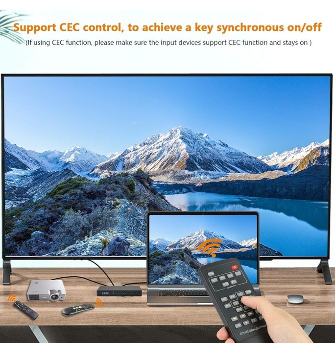 Розгалужувач HDMI 5 в 1 вихід: перемикач POWERGIANT HDMI може підключа