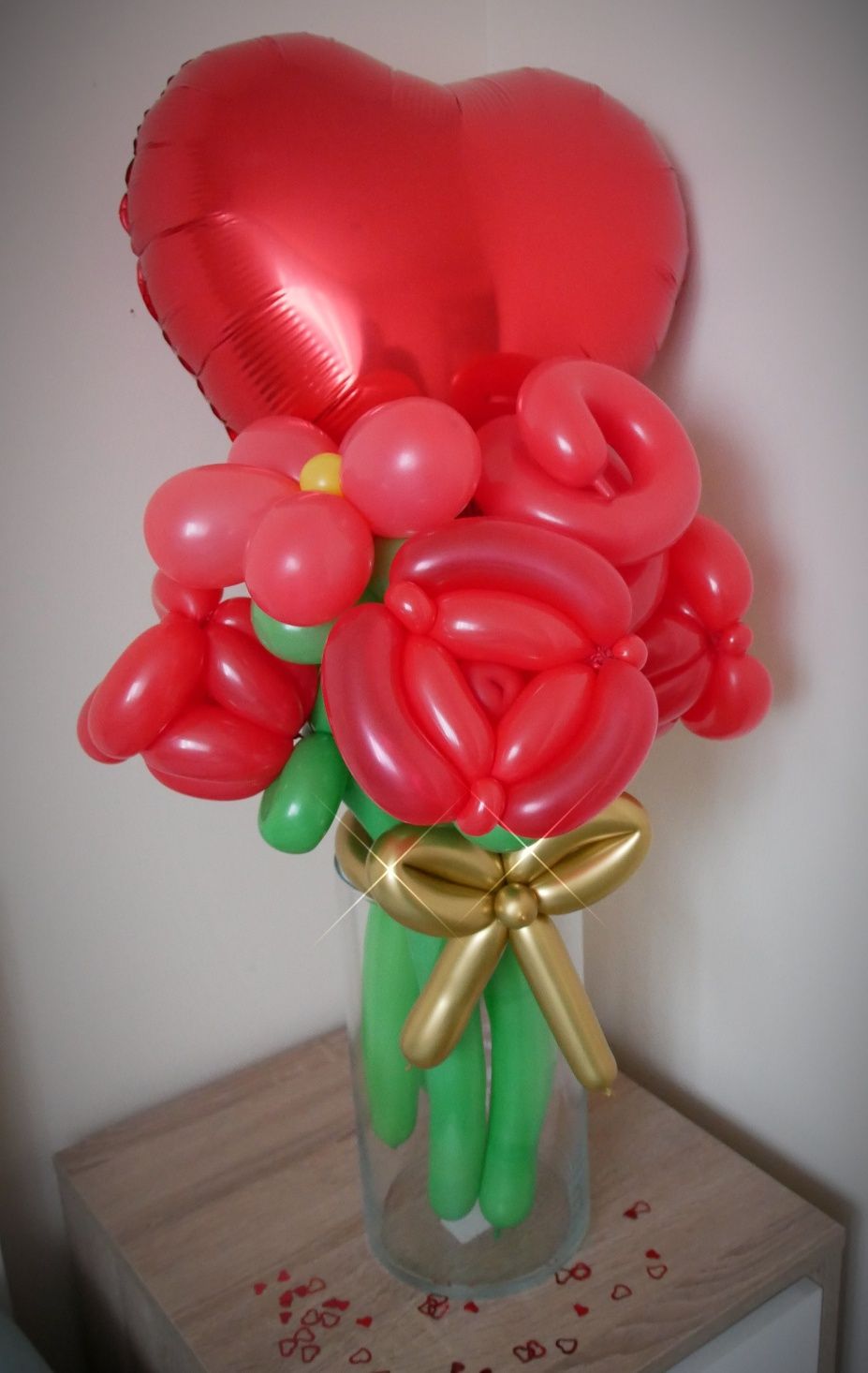 Bukiet kwiaty z balonów bukiet balonowy dzień kobiet Urodziny