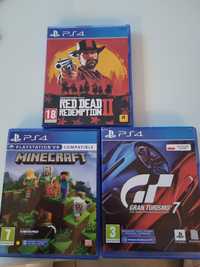 Gran Turismo 7 PL PS5 PS4 Minecraft PS4 Red Dead Redemption 2 PS4