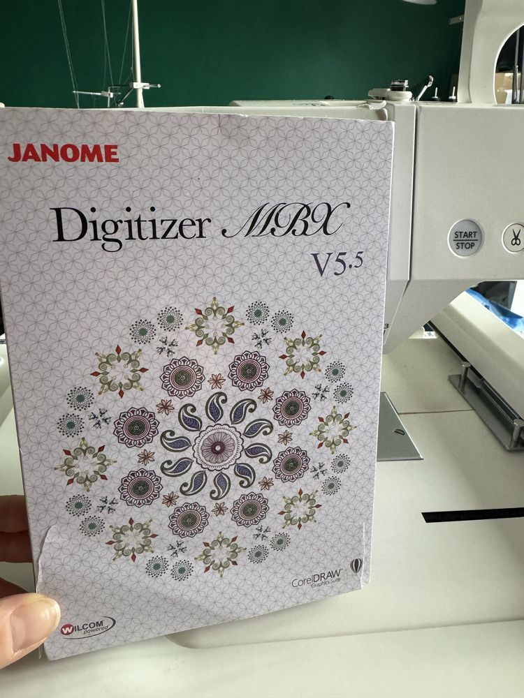 Hafciarka Janome Memory Craft 500e + digitizer MBX v5.5