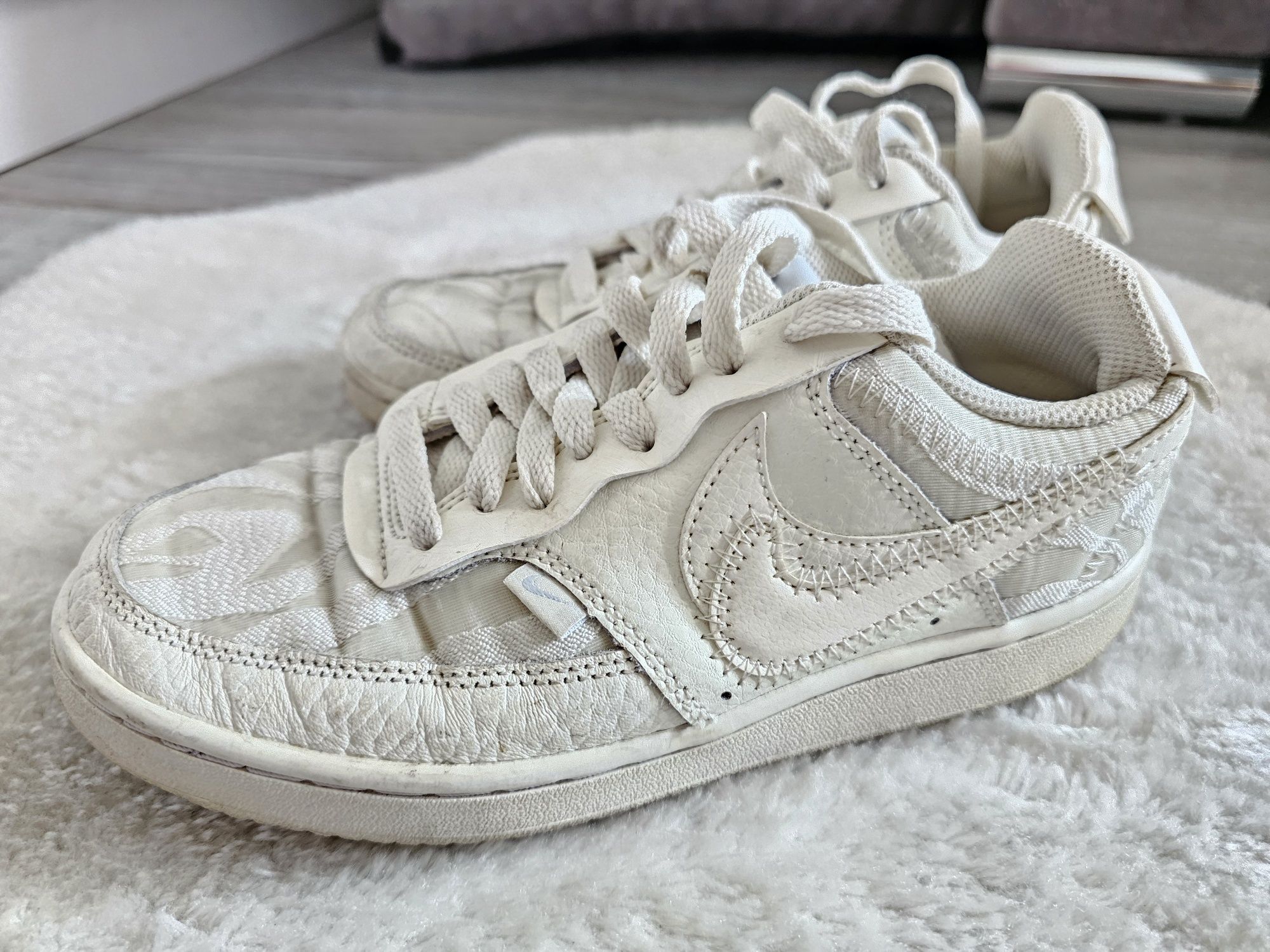 BUTY Nike Court Vision Low Premium Rozmiar 36 Białe NIKE Swoosh Air