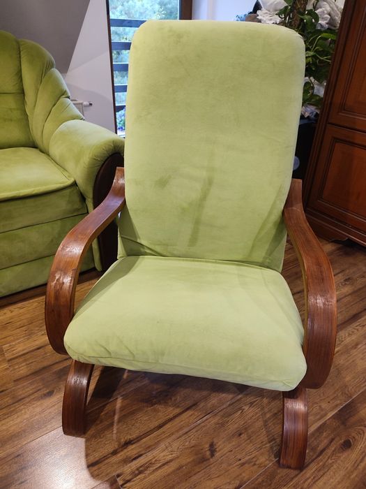 Komplet wypoczynkowy, rogówka z funkcją spania plus dwa fotele