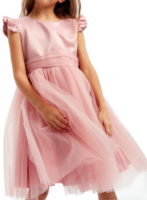Różowa Tiulowa Sukienka Violette - Księżniczka w Twoim Domu! NR 74